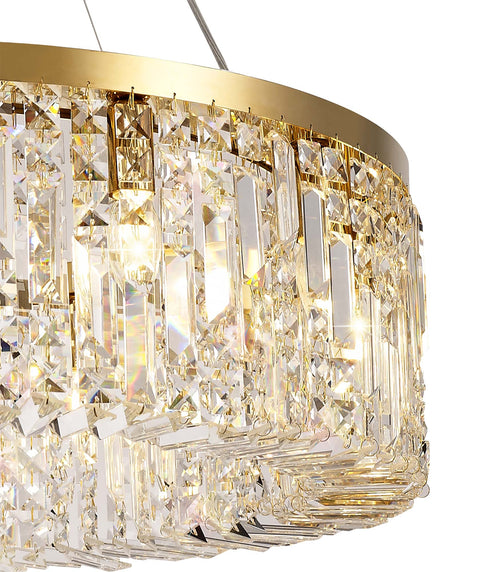 Zula Round Pendant Chandelier 12 Light